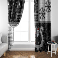 Vikings Christmas Window Curtain Fa La La La Valhalla La - Wonder Print Shop