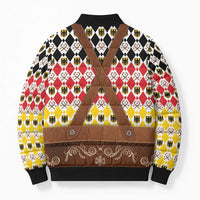 Germany Christmas Bomber Puffer Jacket Lederhosen Xmas Style - Wonder Print Shop