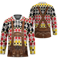 Germany Christmas Hockey Jersey Lederhosen Xmas Style - Wonder Print Shop