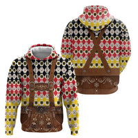 Germany Christmas Zip Hoodie Lederhosen Xmas Style - Wonder Print Shop