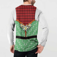 Germany Christmas Button Sweatshirt Dirndl Xmas Style - Wonder Print Shop