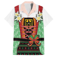 Germany Christmas Family Matching Long Sleeve Bodycon Dress and Hawaiian Shirt Dirndl Xmas Style - Wonder Print Shop