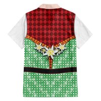 Germany Christmas Family Matching Long Sleeve Bodycon Dress and Hawaiian Shirt Dirndl Xmas Style - Wonder Print Shop