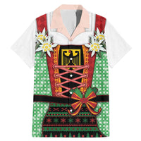Germany Christmas Family Matching Mermaid Dress and Hawaiian Shirt Dirndl Xmas Style - Wonder Print Shop