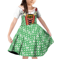 Germany Christmas Family Matching Off Shoulder Short Dress and Hawaiian Shirt Dirndl Xmas Style - Wonder Print Shop