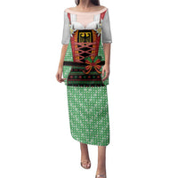 Germany Christmas Family Matching Puletasi and Hawaiian Shirt Dirndl Xmas Style - Wonder Print Shop