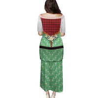 Germany Christmas Family Matching Puletasi and Hawaiian Shirt Dirndl Xmas Style - Wonder Print Shop