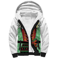 Germany Christmas Sherpa Hoodie Dirndl Xmas Style - Wonder Print Shop