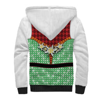 Germany Christmas Sherpa Hoodie Dirndl Xmas Style - Wonder Print Shop