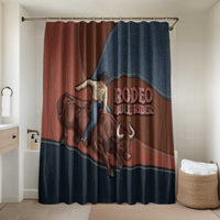 Bull Riding Bathroom Set Western Cowboy Denim And Leather Effect