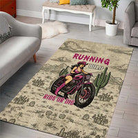 Cowgirl Area Rug Running Wild Ride Or Die