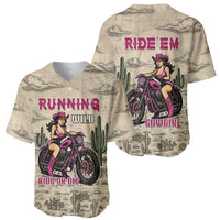 Cowgirl Baseball Jersey Running Wild Ride Or Die