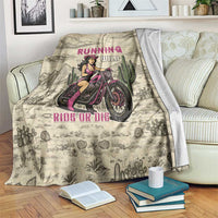 Cowgirl Blanket Running Wild Ride Or Die