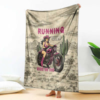 Cowgirl Blanket Running Wild Ride Or Die
