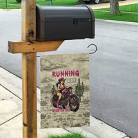 Cowgirl Garden Flag Running Wild Ride Or Die