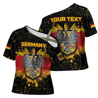 Personalized Germany Cross Shoulder Shirt Bundeswappen Art Symbol - Wonder Print Shop
