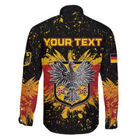 Personalized Germany Family Matching Long Sleeve Bodycon Dress and Hawaiian Shirt Bundeswappen Art Symbol - Wonder Print Shop