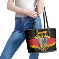 Germany Leather Tote Bag Bundeswappen Art Symbol - Wonder Print Shop