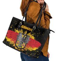 Germany Leather Tote Bag Bundeswappen Art Symbol - Wonder Print Shop
