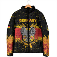 Personalized Germany Padded Jacket Bundeswappen Art Symbol - Wonder Print Shop