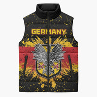 Personalized Germany Sleeveless Puffer Jacket Bundeswappen Art Symbol - Wonder Print Shop