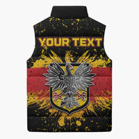 Personalized Germany Sleeveless Puffer Jacket Bundeswappen Art Symbol - Wonder Print Shop
