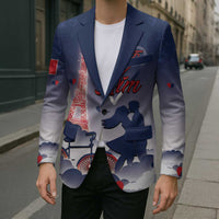 Personalized France Blazer Eiffel For Him - Wonder Print Shop