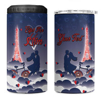 Personalized France 4 in 1 Can Cooler Tumbler Eiffel For Him - Wonder Print Shop