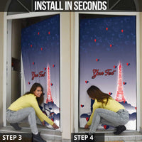 France Door Cover Eiffel For Him - Wonder Print Shop