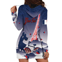 Personalized France Hoodie Dress Eiffel For Him - Wonder Print Shop
