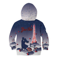 Personalized France Kid Hoodie Eiffel For Him - Wonder Print Shop