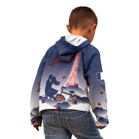 Personalized France Kid Hoodie Eiffel For Him - Wonder Print Shop
