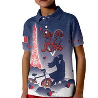 Personalized France Kid Polo Shirt Eiffel For Him - Wonder Print Shop
