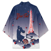 Personalized France Kimono Eiffel For Him - Wonder Print Shop