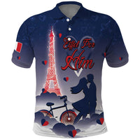 Personalized France Polo Shirt Eiffel For Him - Wonder Print Shop