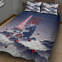 France Quilt Bed Set Eiffel For Him - Wonder Print Shop