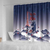 France Shower Curtain Eiffel For Him - Wonder Print Shop