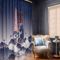 France Window Curtain Eiffel For Him - Wonder Print Shop