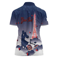 Personalized France Women Polo Shirt Eiffel For Him - Wonder Print Shop