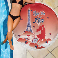 France Beach Blanket Eiffel For Her - Wonder Print Shop