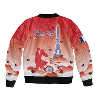 Personalized France Bomber Jacket Eiffel For Her - Wonder Print Shop