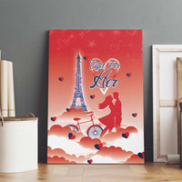France Canvas Wall Art Eiffel For Her - Wonder Print Shop