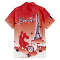 Personalized France Family Matching Tank Maxi Dress and Hawaiian Shirt Eiffel For Her - Wonder Print Shop