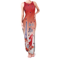 Personalized France Family Matching Tank Maxi Dress and Hawaiian Shirt Eiffel For Her - Wonder Print Shop