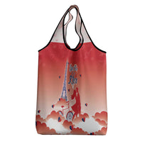 France Grocery Bag Eiffel For Her - Wonder Print Shop