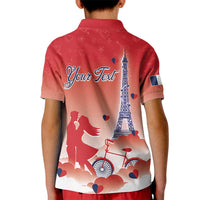 Personalized France Kid Polo Shirt Eiffel For Her - Wonder Print Shop