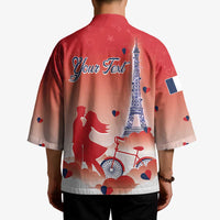 Personalized France Kimono Eiffel For Her - Wonder Print Shop