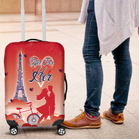 France Luggage Cover Eiffel For Her - Wonder Print Shop