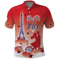 Personalized France Polo Shirt Eiffel For Her - Wonder Print Shop