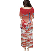 Personalized France Puletasi Eiffel For Her - Wonder Print Shop